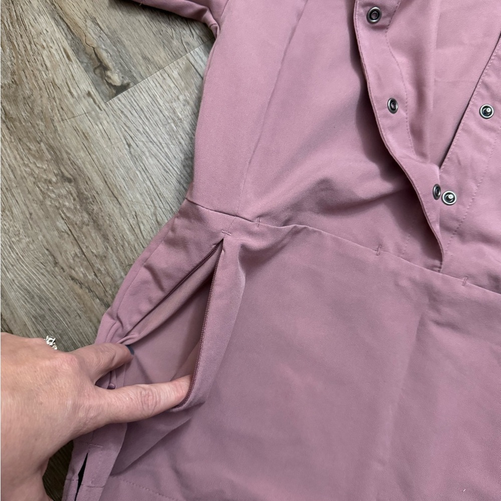Figs • Mineral Mauve Tunis Scrub Top - Picture 11 of 15
